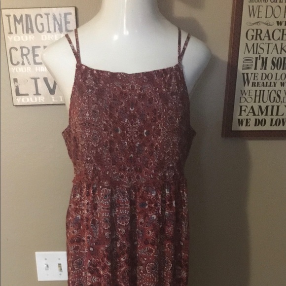 Knox Rose Dresses & Skirts - FINAL DISCOUNT Burgundy floral maxi